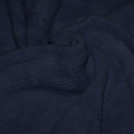 Tissu Polaire Coton (Sherpa) Marine Tissu Polaire Coton (Sherpa) Marine