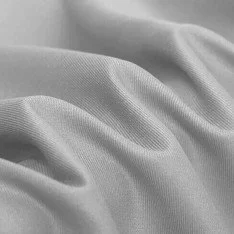 Coton Sergé Gris Clair 