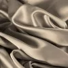 Bomuldssatin Stretch Stof Beige