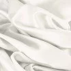 Cotton Satin Stretch Fabric Ecru - (Fashion Fabrics)