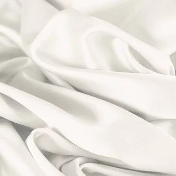 Baumwollsatin Stretch Stoff Ecru Baumwollsatin Stretch Stoff Ecru