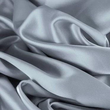Cotton Satin Stretch Fabric Light Grey - (Fashion Fabrics)