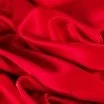 Tissu Satin De Coton Rouge - (Tissus De Mode)