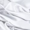 Tissu Satin De Coton Blanc