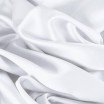 Tessuto Raso Di Cotone Stretch Bianco - (Tessuti Moda)