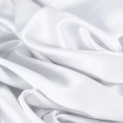 Tissu Satin De Coton Blanc Tissu Satin De Coton Blanc