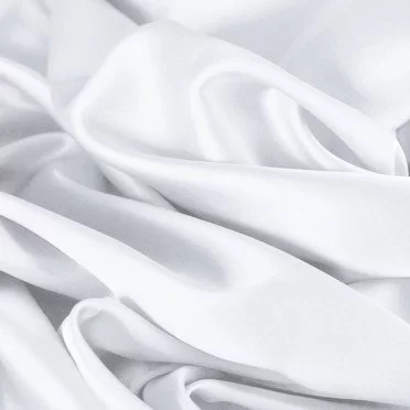 Tissu Satin De Coton Blanc - (Tissus De Mode)