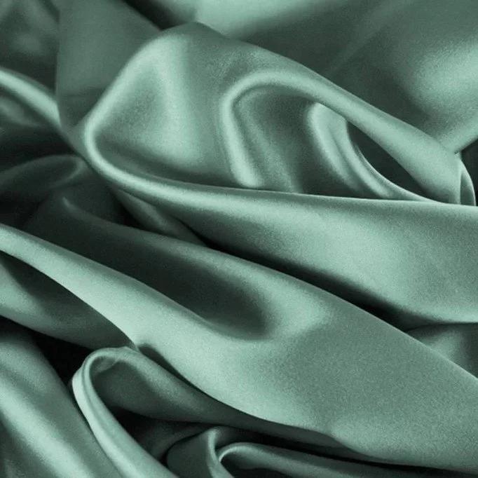 Cotton Satin Stretch Fabric Sea Green - (Cotton Satin Stretch Fabric)