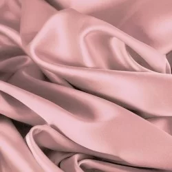 Cotton Satin Stretch Fabric Nude Pink