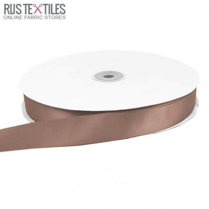 Satin Bånd 16mm Taupe - (Bånd)