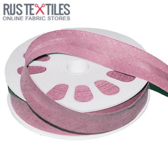 Cotton Bias Binding Old Pink 20mm Cotton Bias Binding Old Pink 20mm