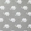 Big Knit Jacquard Stoff - Elefant Hellgrau - (Dekostoffe)