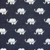 Big Knit Jacquard Stof - Olifant Marine - (Decoratiestoffen)