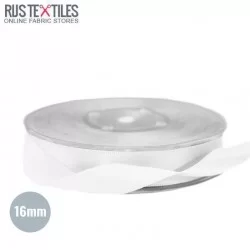 Satinbånd 16mm Hvid 