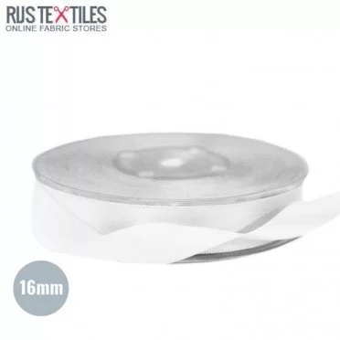 Ruban Satin 16mm Blanc  - (Rubans)