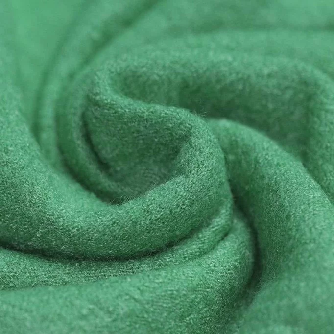 Boiled Wool Fabric Emerald Green - (Boiled Wool Fabric)
