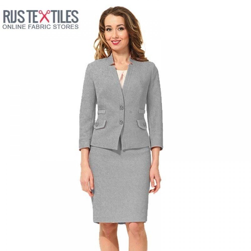Boiled Wool Fabric Grey Boiled Wool Fabric Grey