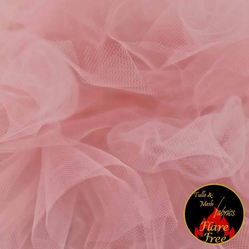 Bruidstule Stof Oud Roze 300CM Breed