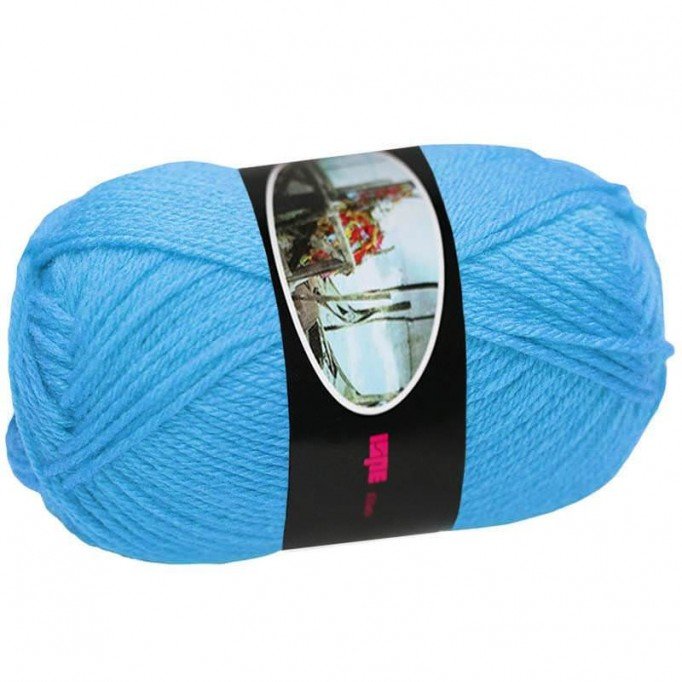 Knitting Wool ISPE Needle Size 4 Aqua - (Wool Knitting Yarn Needle Size 4)