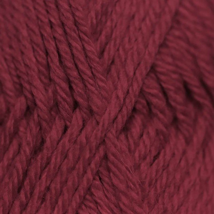 Knitting Wool ISPE Needle Size 4 Bordeaux - (Wool Knitting Yarn Needle Size 4)
