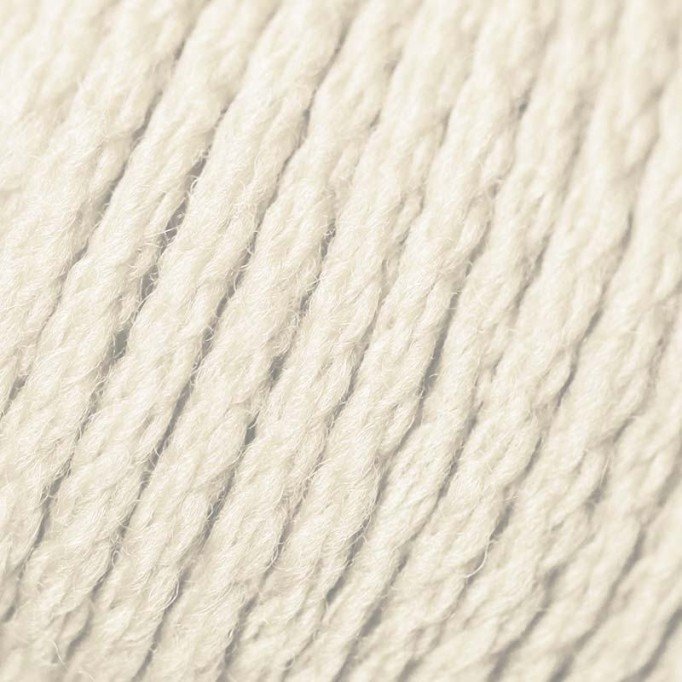 Merino Wool Knitting Yarn ISPE Needle Size 7 - 8 Creme - (Baby Wool / Baby Yarn Needle Size 7 - 8)