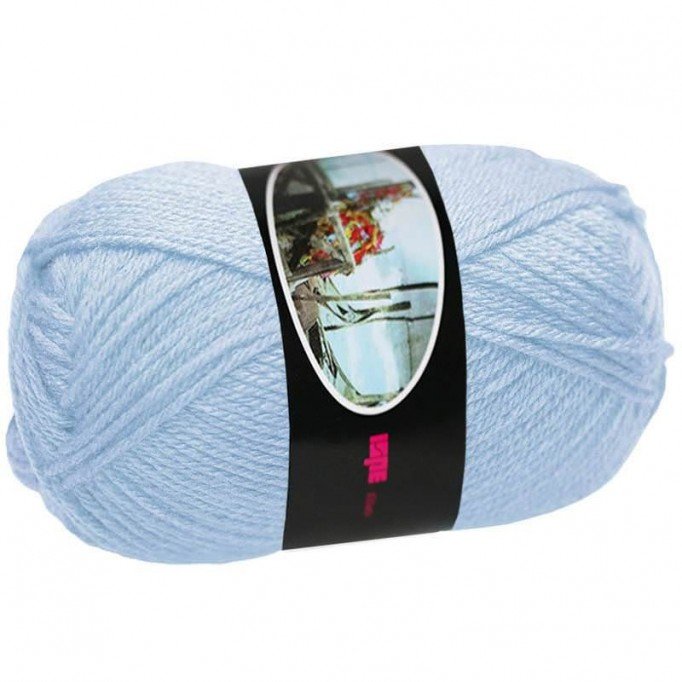 Knitting Wool ISPE Needle Size 4 Light Blue - (Wool Knitting Yarn Needle Size 4)