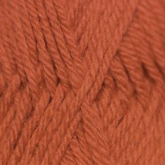 Knitting Wool ISPE Needle Size 4 Dark Orange