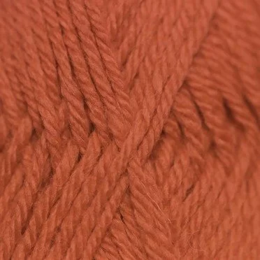 Strickwolle ISPE Nadelstärke 4 Dunkel Orange - (Wolle Strickgarn Nadel Größe 4)