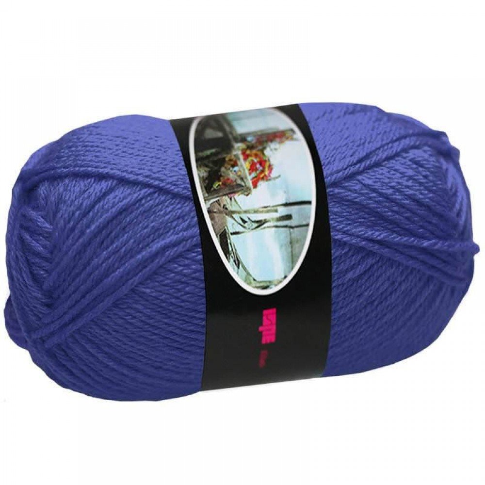 Knitting Wool ISPE Needle Size 4 Cobalt