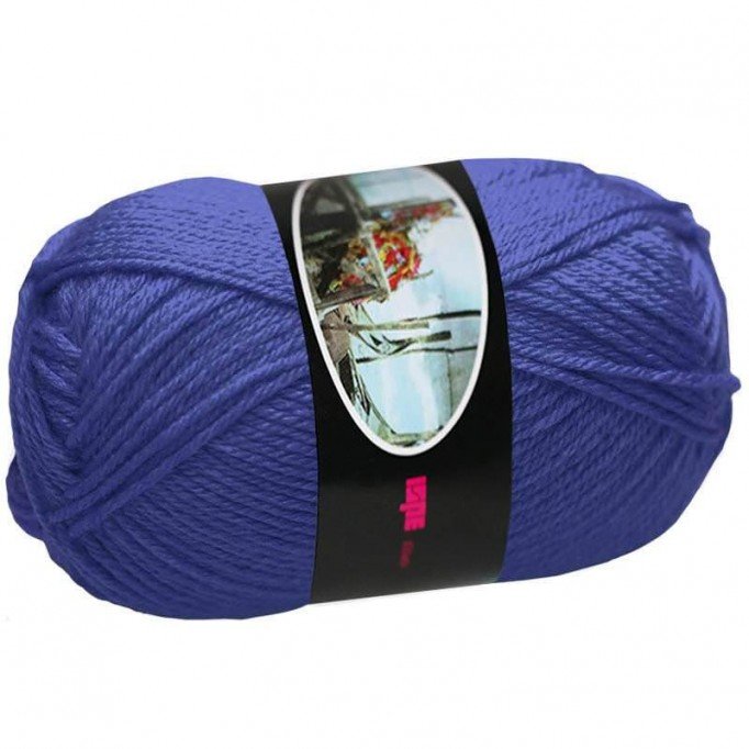 Knitting Wool ISPE Needle Size 4 Cobalt - (Wool Knitting Yarn Needle Size 4)