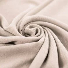 Tissu Bulle De Mousseline Stretch Beige