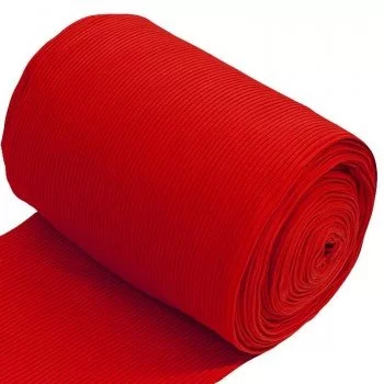 Ribkant i Linning Jumbo Rød