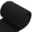 Tissu Bord-Côtes Jumbo Noir  - (Tissu Bord-Côtes Jumbo )