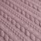Gebreide Kabel Jacquard Stof Oud Roze Gebreide Kabel Jacquard Stof Oud Roze - (Mode Stoffen)