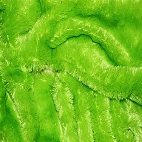 Fur Fabric Lime Fur Fabric Lime