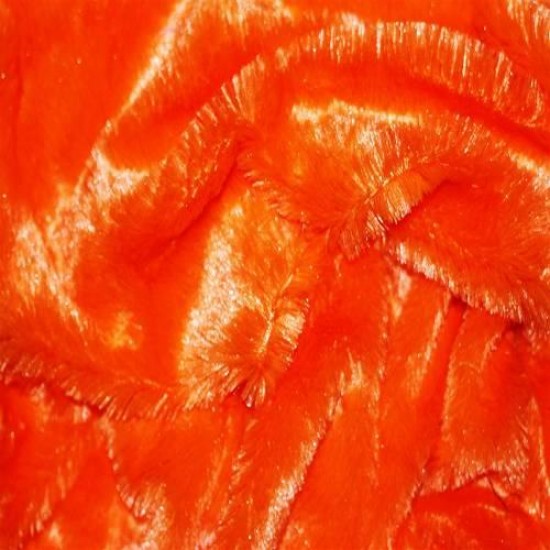 Fur Fabric Orange Fur Fabric Orange