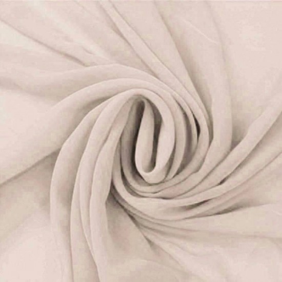 Chiffon Fabric Beige Chiffon Fabric Beige