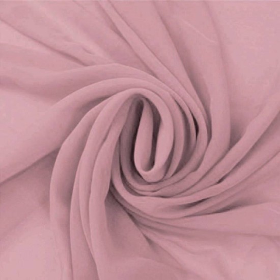 Tessuto Chiffon Rosa Antico Tessuto Chiffon Rosa Antico