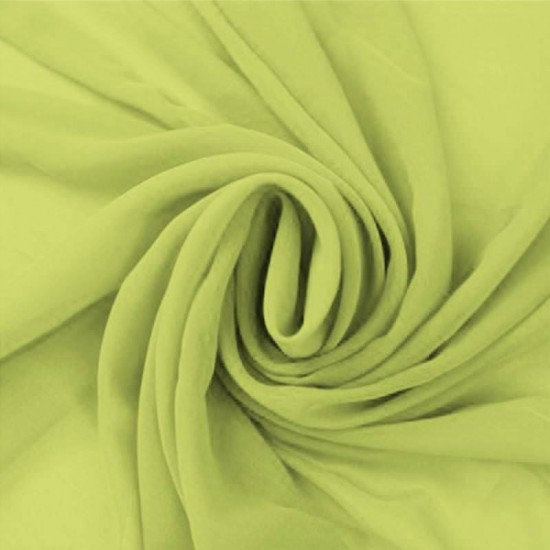 Chiffon Fabric Lime Chiffon Fabric Lime