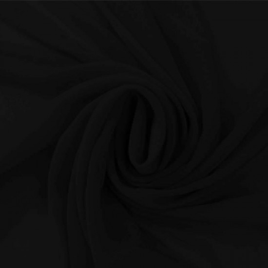 Chiffon Fabric Black Chiffon Fabric Black