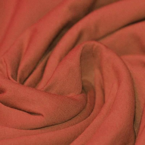 Cotton Jersey Knit Fabric Burnt Orange Cotton Jersey Knit Fabric Burnt Orange