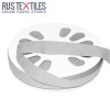 Nastro Twill Di Cotone Grigio Chiaro 15mm