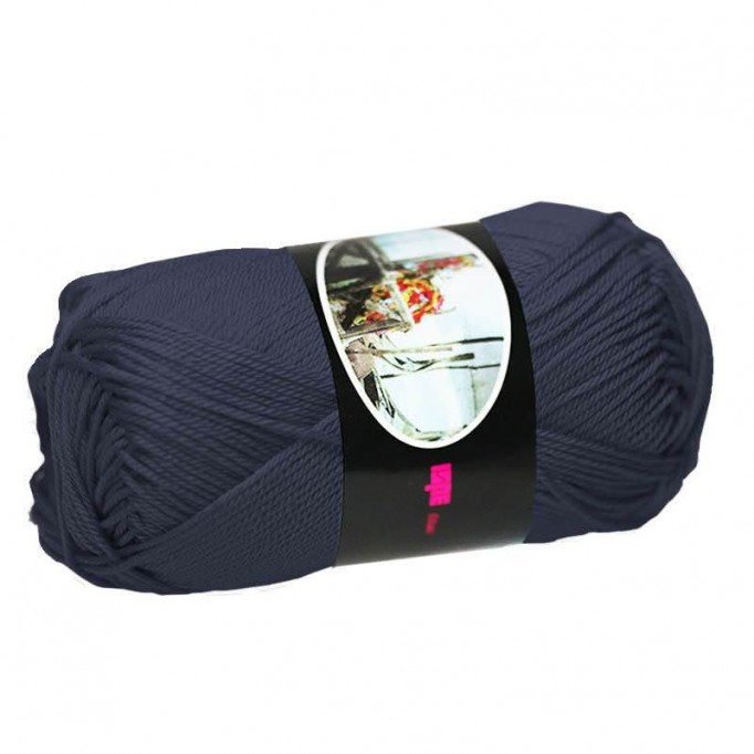 Cotton Yarn ISPE Navy Cotton Knitting Yarns