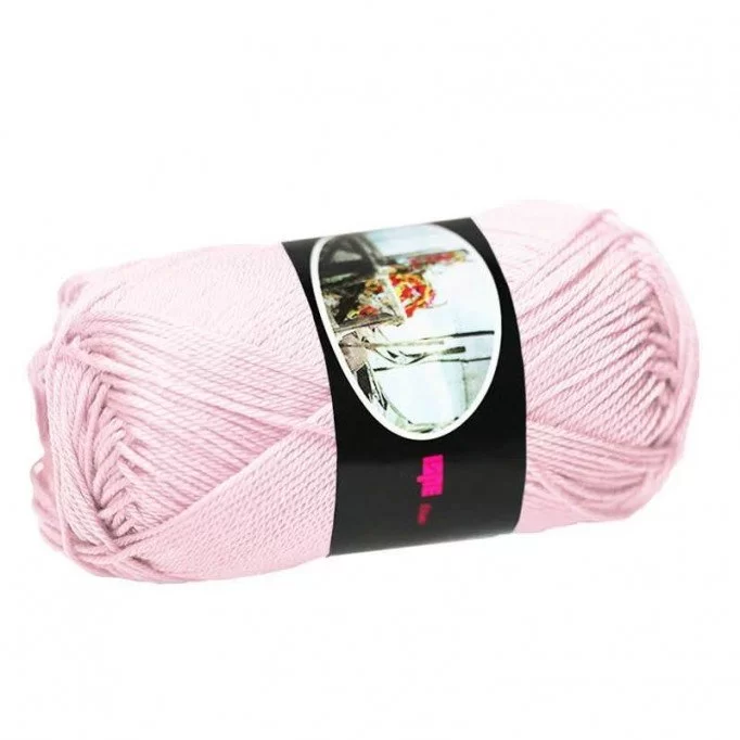 Katoenen Garen ISPE Licht Roze - (Katoenen Haakgarens)