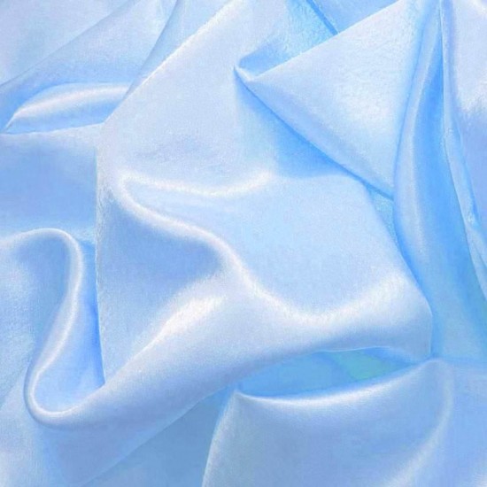 Crepe Satin Baby Blue Crepe Satin Baby Blue