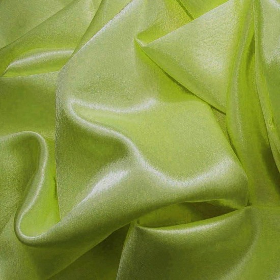 Crepe Satin Lime Crepe Satin Lime