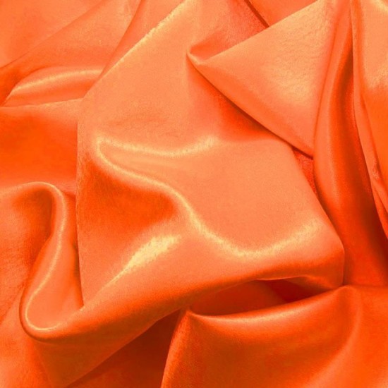 Crepe Satin Orange Crepe Satin Orange