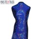 Hologram Fabric Leaf Cobalt Hologram Fabric Leaf Cobalt