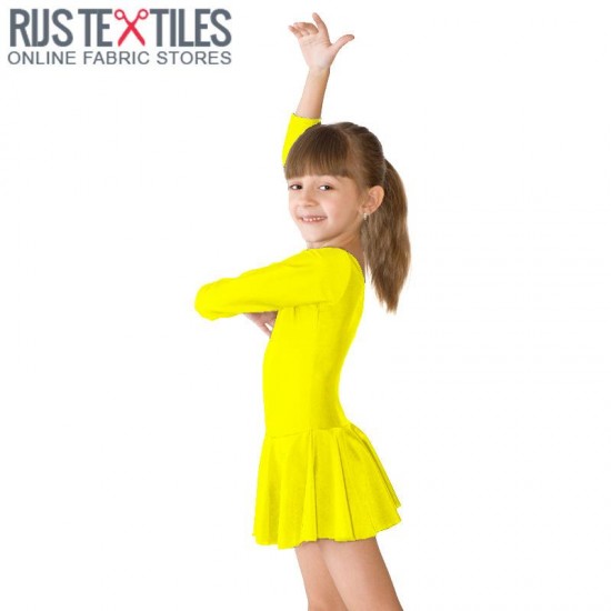 Lycra Fabric (Mat) Yellow Lycra Fabric (Mat) Yellow