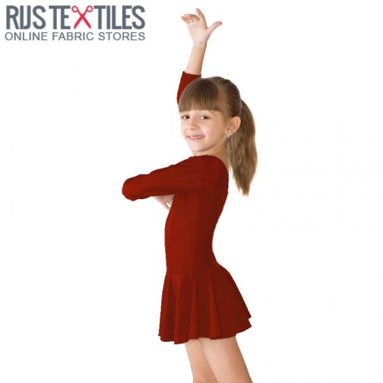 Lycra Fabric (Mat) Dark Red Lycra Fabric (Mat) Dark Red